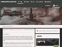Tablet Screenshot of easternfront.org